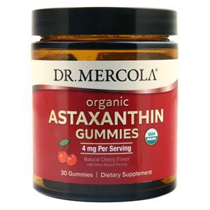 Dr. Mercola Organic Astaxanthin Gummies (4mg) Natural Cherry 30 gummy