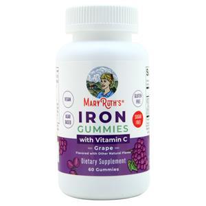 MaryRuth's Iron Gummies with Vitamin C Grape 60 gummy