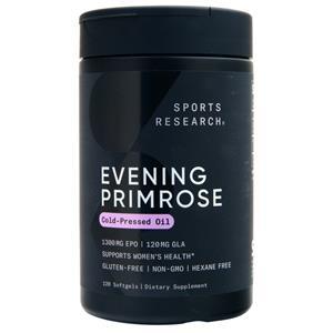 Sports Research Evening Primrose Oil (1300mg) 120 sgels