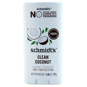 Schmidt's Natural Deodorant Clean Coconut 2.65 oz