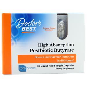 Doctor's Best High Absorption Postbiotic Butyrate 30 lcaps
