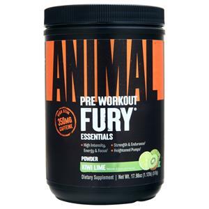Universal Nutrition Animal Fury Powder - Preworkout Formula Kiwi Lime 510 grams