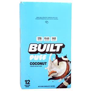 Built Bar Puff Protein Bar Coconut 12 bars