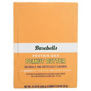 Barebells Protein Bar Peanut Butter 12 bars
