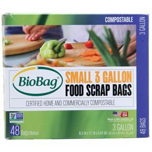 BioBag Small Food Scrap Bags 3 Gallon Original 48 count
