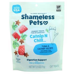 Shameless Pets Crunchy Cat Treats Catnip N Chill Tuna 2.5 oz