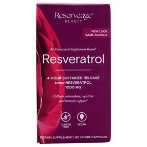 Reserveage Organics Resveratrol Sustained Release (1000mg) 60 vcaps