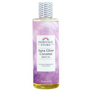 Heritage Store Aura Glow Coconut Body Oil 8 fl.oz
