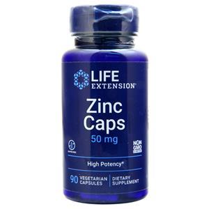 Life Extension Zinc Caps (50mg) 90 vcaps