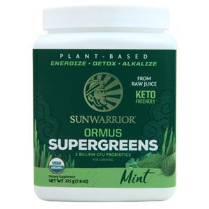 SunWarrior Ormus Super Greens Mint 225 grams