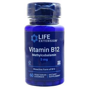 Life Extension Vitamin B12 Methylcobalamin (5mg) 60 lzngs