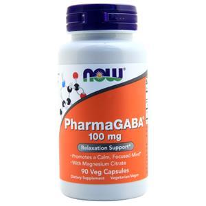 Now PharmaGABA (100mg) 90 vcaps
