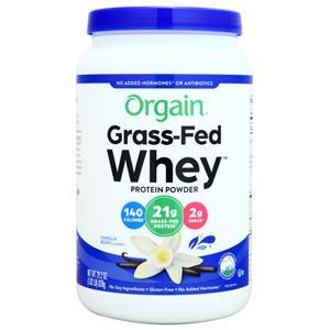 Orgain Grass-Fed Whey Protein Powder Vanilla Bean 1.82 lbs