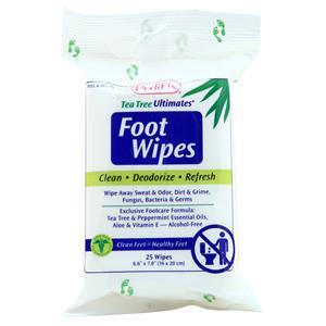 Pedifix Tea Tree Ultimates - Foot Wipes 25 wipes