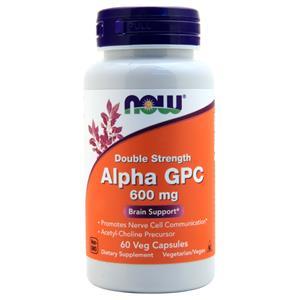 Now Alpha GPC Double Strength (600mg) 60 vcaps