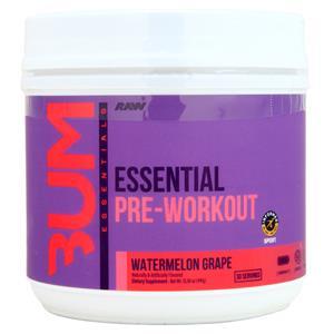 Raw X Bum Essential Pre-Workout Watermelon Grape 441 grams