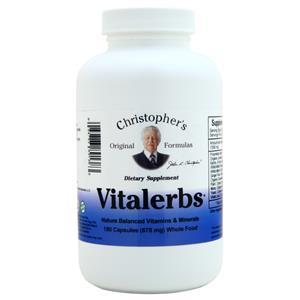 Christopher's Original Formulas Vitalerbs 180 caps