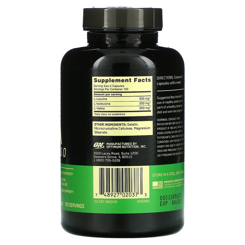 Optimum Nutrition BCAA 1000 200 caps