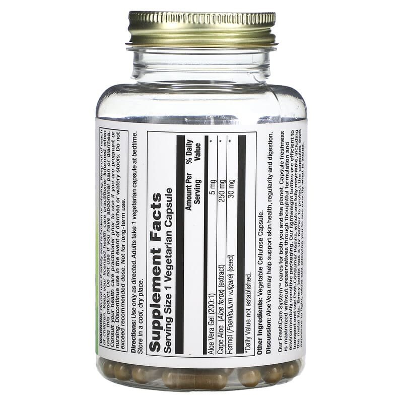 Nature's Life Aloe Vera Inner Leaf 100 vcaps