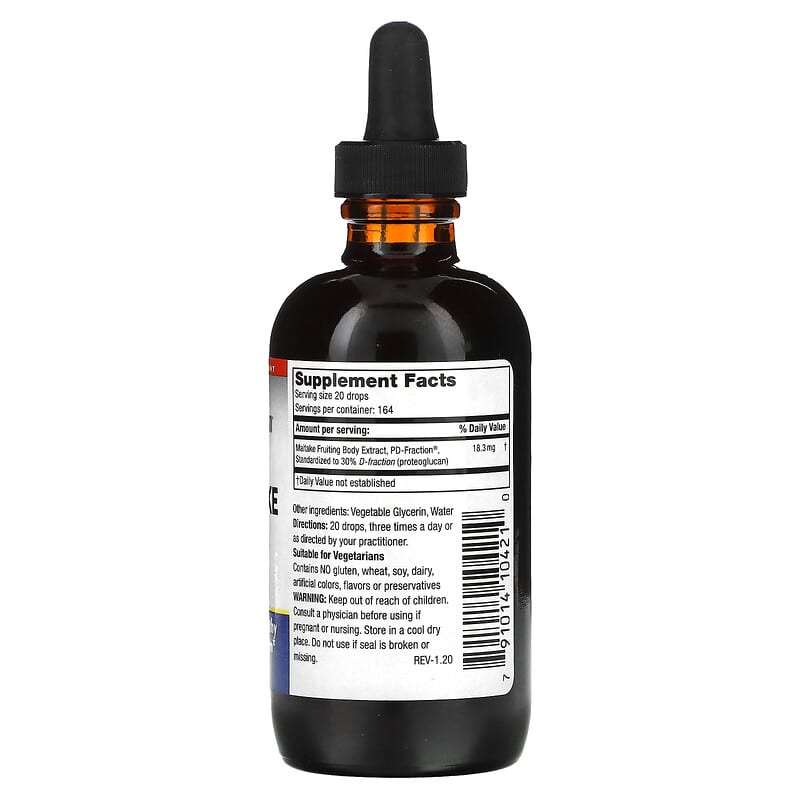 Mushroom Wisdom Maitake D-Fraction Liquid 120 mL