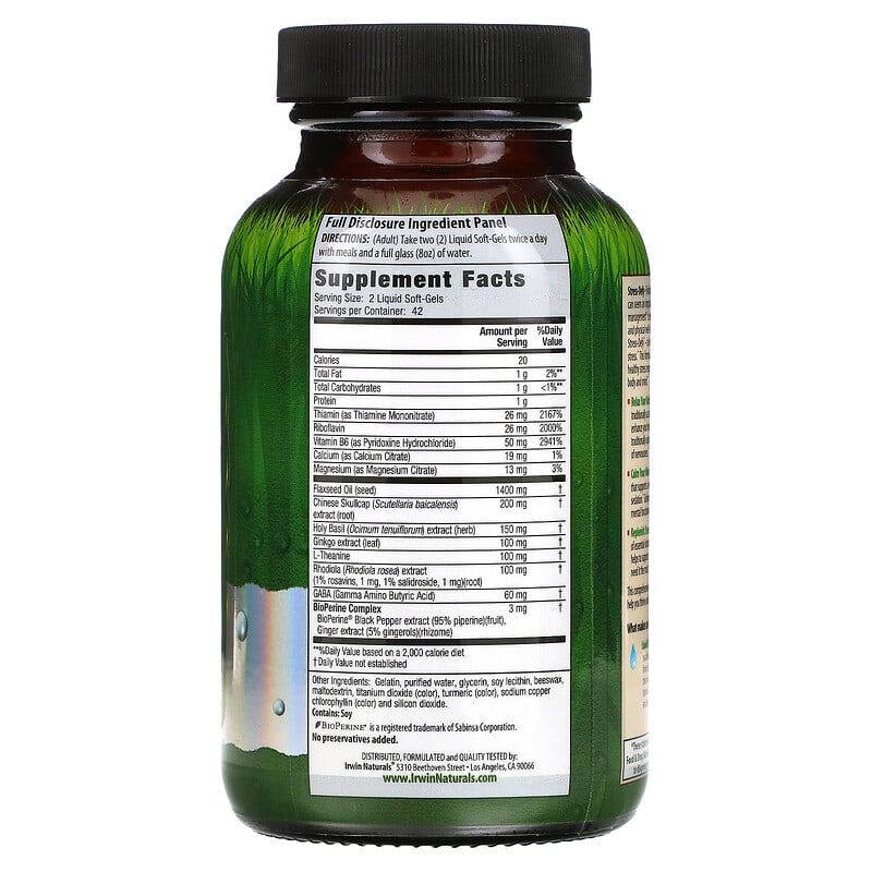 Irwin Naturals Stress-Defy 84 sgels