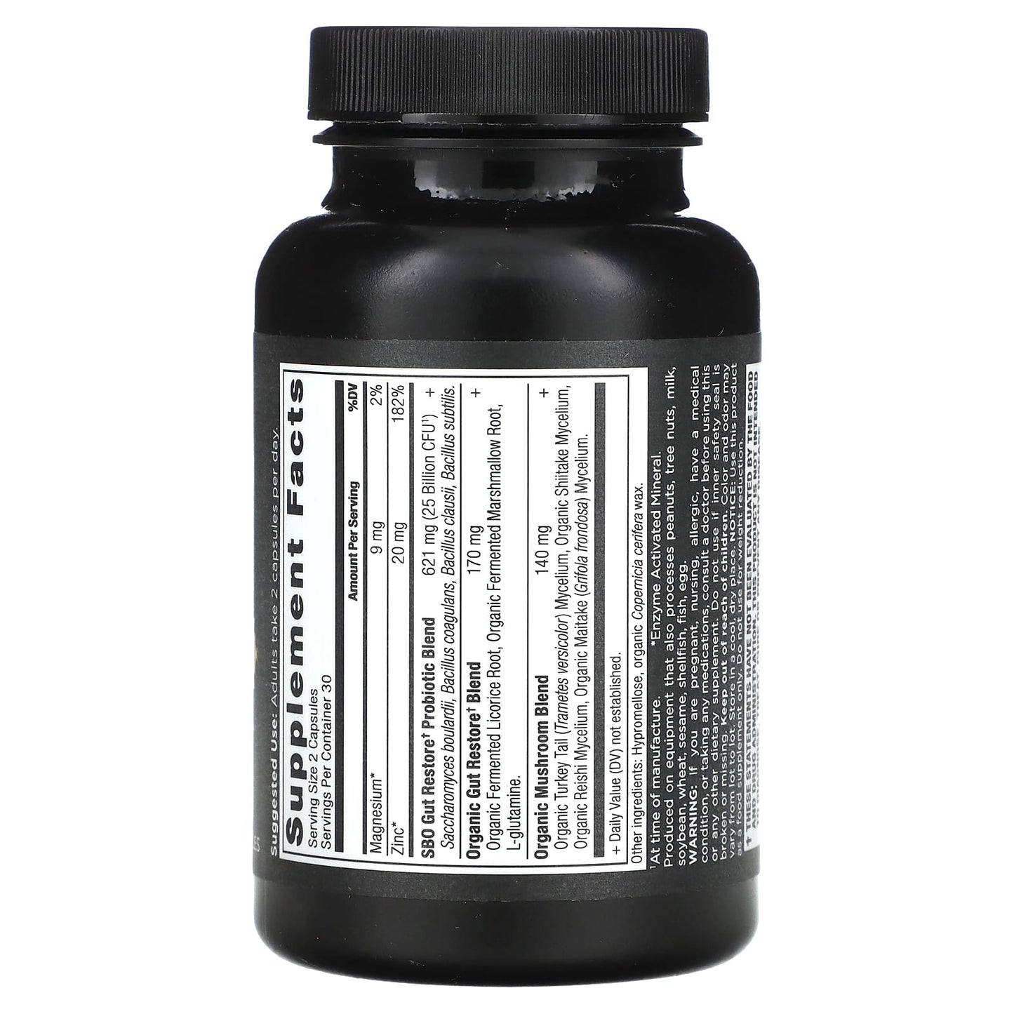 Ancient Nutrition SBO Probiotics - Gut Restore 60 caps