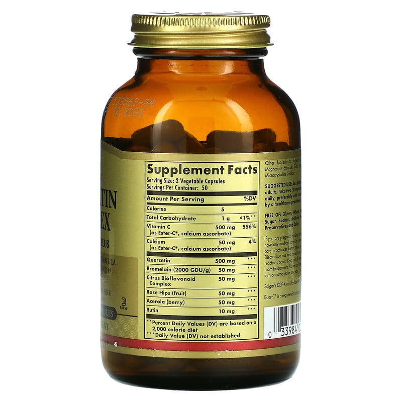 Solgar Quercetin Complex 100 vcaps