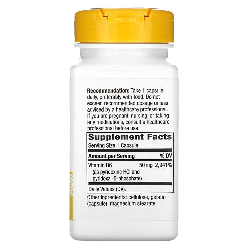 Nature's Way Vitamin B-6 (50mg) 100 caps