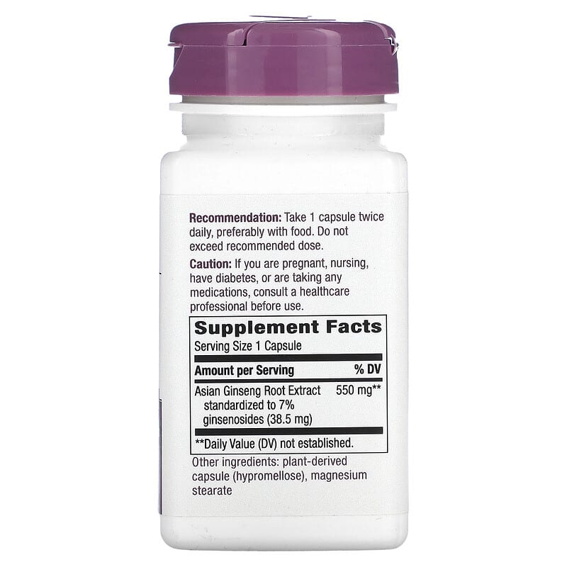 Nature's Way Asian Ginseng - Standardized Extract 60 vcaps