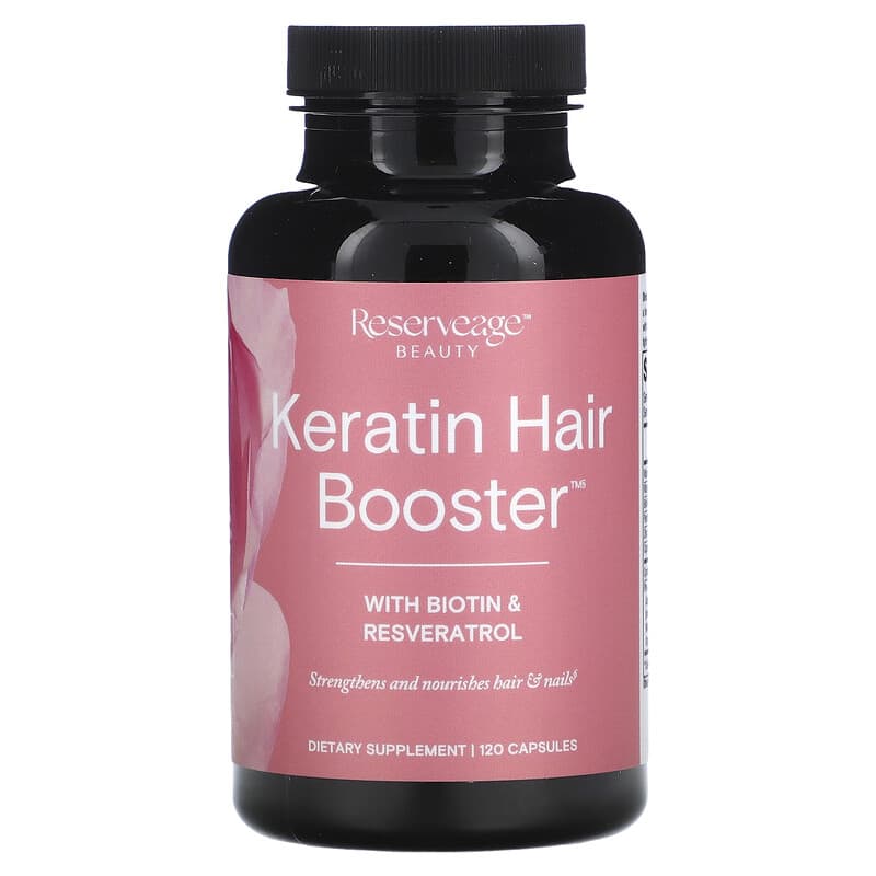 Reserveage Organics Keratin Hair Booster 120 caps