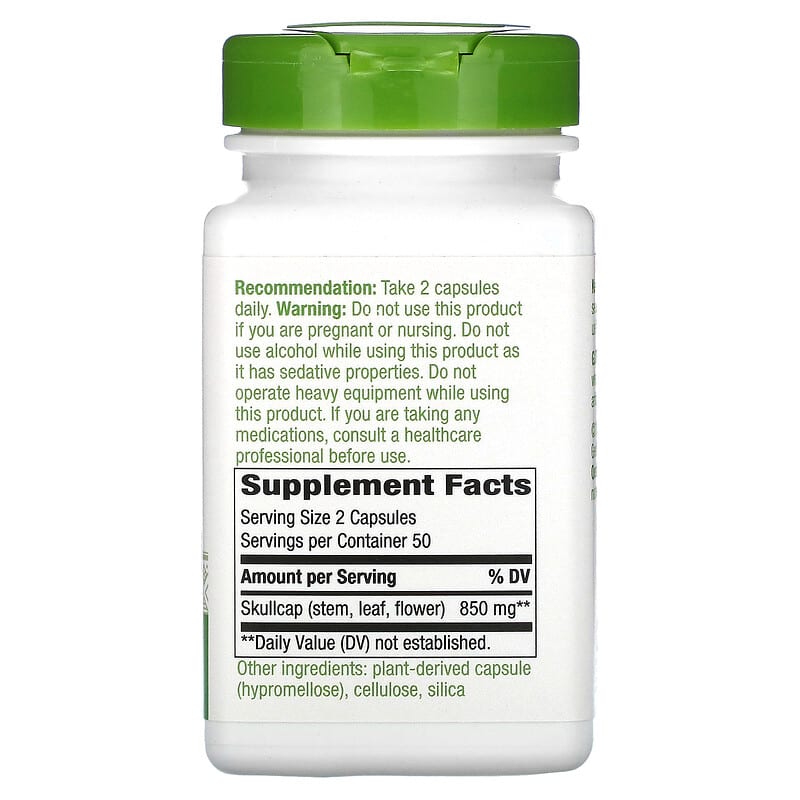 Nature's Way Scullcap Herb 100 vcaps