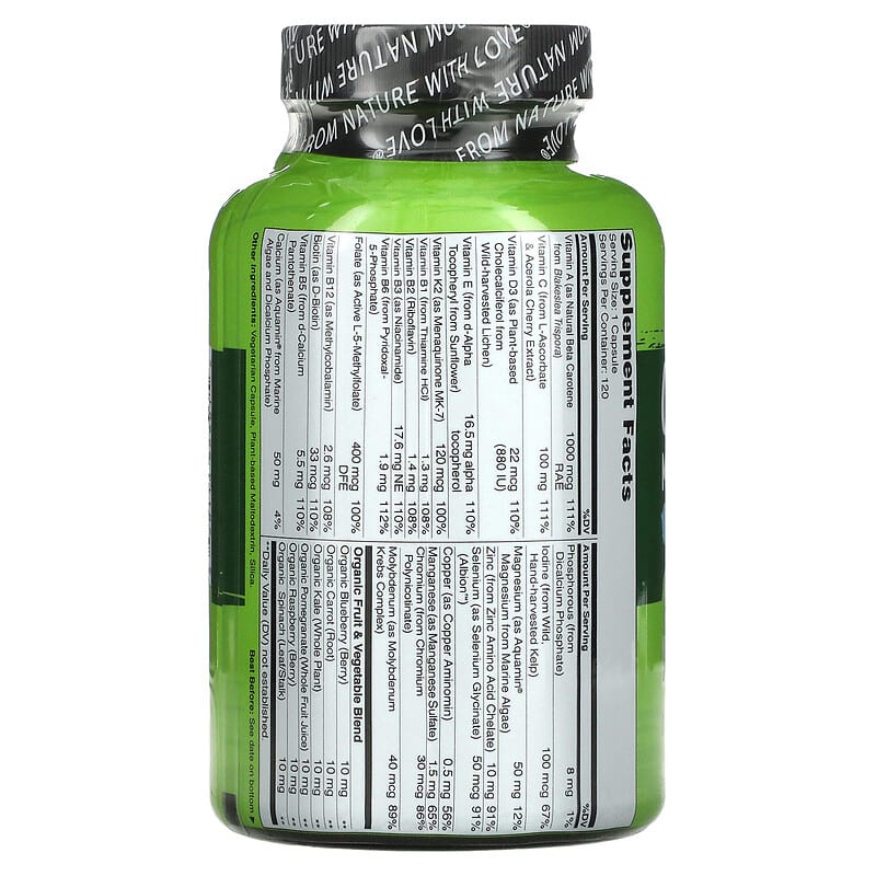 Naturelo One Daily Multivitamin For Men 120 vcaps