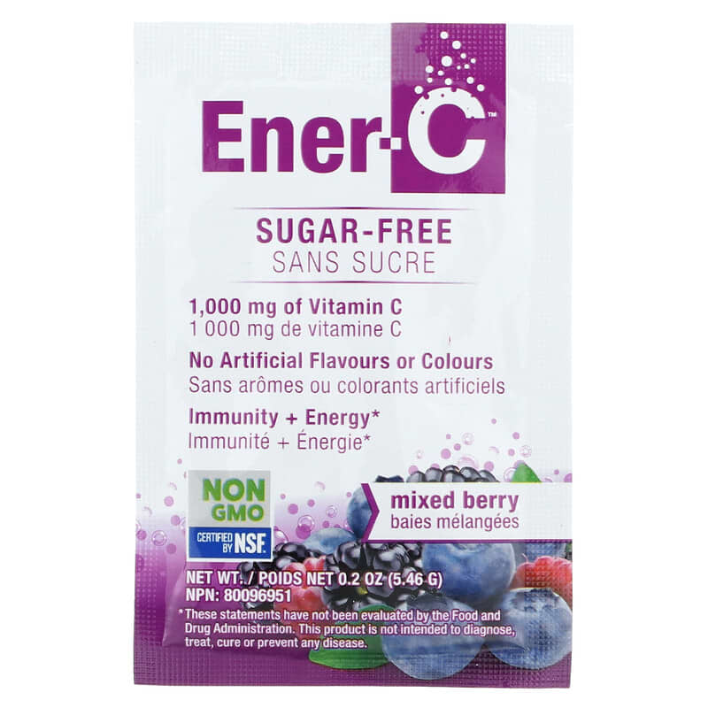 Pauling Labs Ener-C - Sugar Free Mixed Berry 30 pckts
