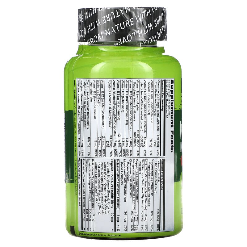 Naturelo Whole Food Multivitamin For Teens 60 vcaps