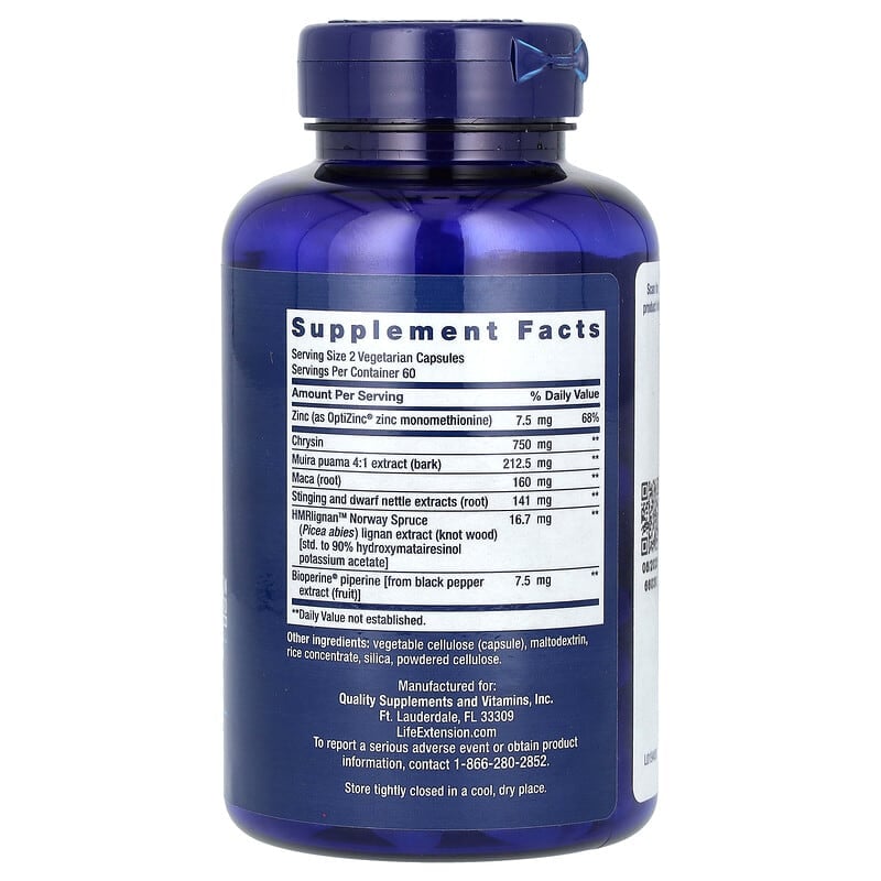 Life Extension Super Miraforte with Standardized Lignans 120 vcaps