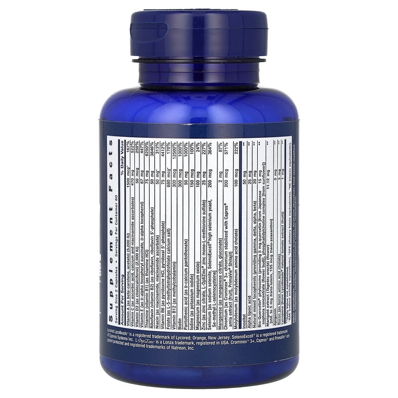 Life Extension Two-Per-Day Capsules 120 caps
