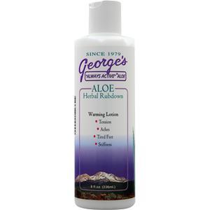 Warren Laboratories George's Aloe Herbal Rubdown 8 fl.oz