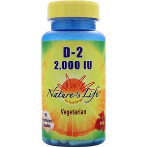 Nature's Life D-2 (2,000IU) 90 vcaps