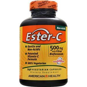 American Health Ester-C with Citrus Bioflavonoids Vegetarian (500mg) 240 vcaps