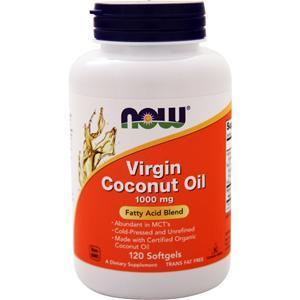 Now Virgin Coconut Oil (1000mg) 120 sgels