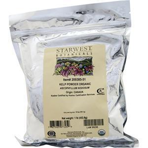 Starwest Botanicals Kelp Powder - Organic 453.6 grams