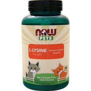 Now Pets L-Lysine Powder for Cats 226.8 grams