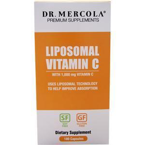 Dr. Mercola Liposomal Vitamin C (1000mg) 180 caps