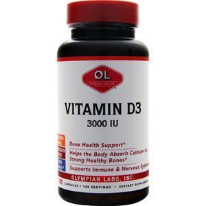 Olympian Labs Vitamin D3 (3000IU) 100 caps