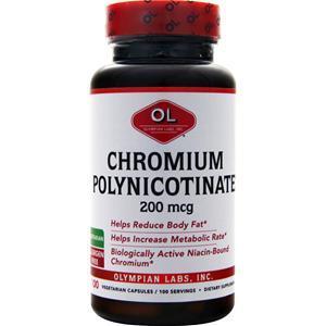 Olympian Labs Chromium Polynicotinate (200 mcg) 100 vcaps