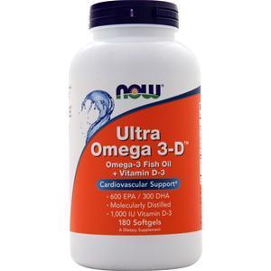 Now Ultra Omega 3-D 180 sgels