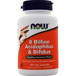Now 8 Billion Acidophilus and Bifidus 120 caps