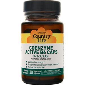 Country Life Active B-6 Caps 30 vcaps