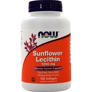 Now Sunflower Lecithin 100 sgels