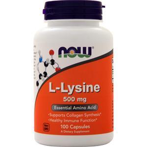 Now L-Lysine (500mg) 100 caps